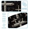 1 Pack Easter Cross Art-699 Elastic Soft Fabric Non-Slip Women's Fashion Headbands - Soft, Wide, and Stylish for All Occasions view 4