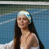 1 Pack Colorful Art Map Patterns-51 Elastic Soft Fabric Non-Slip Women's Fashion Headbands - Soft, Wide, and Stylish for All Occasions view 2