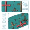 1 Pack Headbands for Women Non Slip Elastic Sports Hair Bands for Women, Soft Cloth Headband for Workout Yoga Fashion Hair Accessories,Easter Cross Art-788 view 4