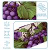 1 Pack Wide Headbands For Women Elastic Headband Grapes and Green Leaves-1822 Head Bands Women's Hair Band Turban Workout Soft Sweat Hairband Accessories view 4