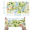 1 Pack Colorful Art Map Patterns-15 Elastic Soft Fabric Non-Slip Women's Fashion Headbands - Soft, Wide, and Stylish for All Occasions view 3