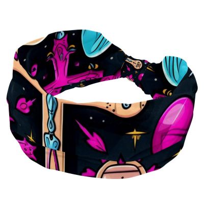 1 Pack Easter Art Cross-915 Elastic Soft Fabric Non-Slip Women's Fashion Headbands - Soft, Wide, and Stylish for All Occasions