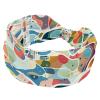 1 Pack Colorful Art Map Patterns-63 Elastic Soft Fabric Non-Slip Women's Fashion Headbands - Soft, Wide, and Stylish for All Occasions view 1