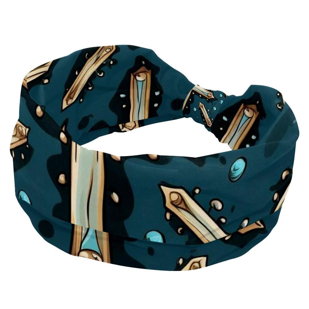1 Pack Holy Easter Cross-801 Elastic Soft Fabric Non-Slip Women's Fashion Headbands - Soft, Wide, and Stylish for All Occasions