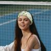 1 Pack Colorful Art Map Patterns-60 Elastic Soft Fabric Non-Slip Women's Fashion Headbands - Soft, Wide, and Stylish for All Occasions view 2