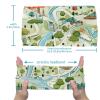 1 Pack Colorful Art Map Patterns-60 Elastic Soft Fabric Non-Slip Women's Fashion Headbands - Soft, Wide, and Stylish for All Occasions view 3