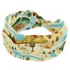 1 Pack Colorful Art Map Patterns-6 Elastic Soft Fabric Non-Slip Women's Fashion Headbands - Soft, Wide, and Stylish for All Occasions view 1