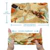 1 Pack Colorful Art Map Patterns-69 Elastic Soft Fabric Non-Slip Women's Fashion Headbands - Soft, Wide, and Stylish for All Occasions view 3
