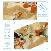 1 Pack Colorful Art Map Patterns-69 Elastic Soft Fabric Non-Slip Women's Fashion Headbands - Soft, Wide, and Stylish for All Occasions view 4