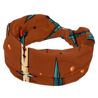 1 Pack Headbands for Women Non Slip Elastic Sports Hair Bands for Women, Soft Cloth Headband for Workout Yoga Fashion Hair Accessories,Easter Cross Art-737
