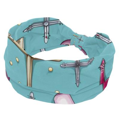 1 Pack Easter Cross Art-732 Elastic Soft Fabric Non-Slip Women's Fashion Headbands - Soft, Wide, and Stylish for All Occasions