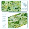 1 Pack Colorful Art Map Patterns-87 Elastic Soft Fabric Non-Slip Women's Fashion Headbands - Soft, Wide, and Stylish for All Occasions view 4