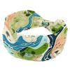 1 Pack Colorful Art Map Patterns-36 Elastic Soft Fabric Non-Slip Women's Fashion Headbands - Soft, Wide, and Stylish for All Occasions view 1