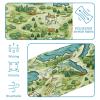 1 Pack Colorful Art Map Patterns-84 Elastic Soft Fabric Non-Slip Women's Fashion Headbands - Soft, Wide, and Stylish for All Occasions view 4