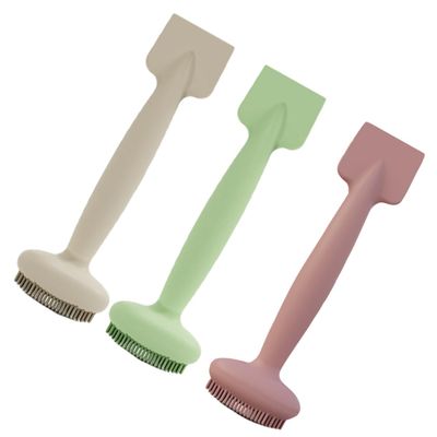 Healifty 3Pcs Silicone Facial Mask Applicator Soft Dual Ended Face Scrubber for Mud Masks Easy Clean Beauty Tools for Women Home Travel Use