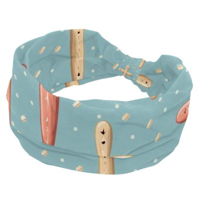 1 Pack Easter Cross Art-744 Elastic Soft Fabric Non-Slip Women's Fashion Headbands - Soft, Wide, and Stylish for All Occasions