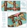 1 Pack Easter Cross Art-720 Elastic Soft Fabric Non-Slip Women's Fashion Headbands - Soft, Wide, and Stylish for All Occasions view 4