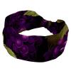 1 Pack Grapes and Green Leaves-1851 Elastic Soft Fabric Non-Slip Women's Fashion Headbands - Soft, Wide, and Stylish for All Occasions view 1
