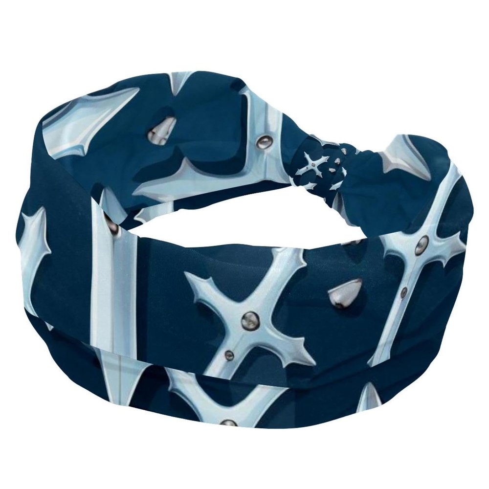 1 Pack Easter Cross Art-756 Elastic Soft Fabric Non-Slip Women's Fashion Headbands - Soft, Wide, and Stylish for All Occasions