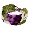 1 Pack Grape Art-1866 Elastic Soft Fabric Non-Slip Women's Fashion Headbands - Soft, Wide, and Stylish for All Occasions view 1
