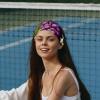 1 Pack Grape Art-1866 Elastic Soft Fabric Non-Slip Women's Fashion Headbands - Soft, Wide, and Stylish for All Occasions view 2