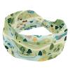1 Pack Colorful Art Map Patterns-108 Elastic Soft Fabric Non-Slip Women's Fashion Headbands - Soft, Wide, and Stylish for All Occasions view 1