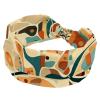 1 Pack Colorful Art Map Patterns-21 Elastic Soft Fabric Non-Slip Women's Fashion Headbands - Soft, Wide, and Stylish for All Occasions view 1