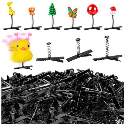 120Pcs Sprouts Rave, Duck Billed Hair Clips, Festival Sprout Hairpin Accessories for Party Supplies