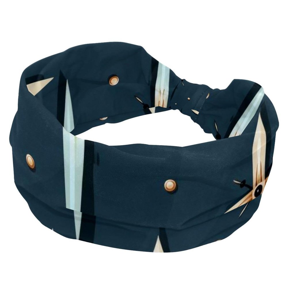 1 Pack Easter Cross Art-735 Elastic Soft Fabric Non-Slip Women's Fashion Headbands - Soft, Wide, and Stylish for All Occasions
