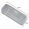 2 Pcs Clear Plastic Shaving Box Portable Travel Manual Shaver Case Razor Protector Hard Case Shaver Storage Box Container for Manual Razor System, Shaving Accessories view 2