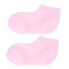 Baluue Moisturizing Foot Exfoliator Socks for Dry Cracked Skin Elastic Unisex Protective Stockings for Foot Care Soft Comfortable Skin Soothing Treatment Socks Pink XL view 1