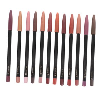 Beaupretty 12Pcs Lip Line Pencils Longwear Makeup Lip Liner for Women with Pigmented Colors Sweat Non Transferable