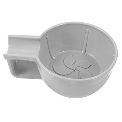 Baluue Multi Use Plastic Shaving Cream Bowl with Large Capacity for Foam Portable Travel Container Grey Thickened Fall Shave Soap Mug for Wet Shaving