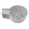 Baluue Multi Use Plastic Shaving Cream Bowl with Large Capacity for Foam Portable Travel Container Grey Thickened Fall Shave Soap Mug for Wet Shaving view 1