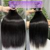 Lemoda Straight 3 Bundles Virgin Human Hair 24 26 28 inch 100% Unprocessed raw real Human Hair Weave 15A Grade Straight Bundle Human Hair For Women Double Weft Hair Extensions Natural Color view 2
