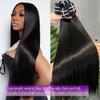 Lemoda Straight 3 Bundles Virgin Human Hair 24 26 28 inch 100% Unprocessed raw real Human Hair Weave 15A Grade Straight Bundle Human Hair For Women Double Weft Hair Extensions Natural Color view 4