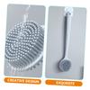 Baluue Silicone Back Scrubber with Long Handle for Bath Dual Sided Body Brush for Exfoliating and Deep Cleaning Soft Texture for Comfortable Skin Massage and Shower Use view 3