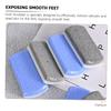 Beaupretty 2Pcs Foot Callus Removers Dual Color Foot Scrubbers for Dead Skin Removal Professional Pedicure Tools Comfortable Grip view 4