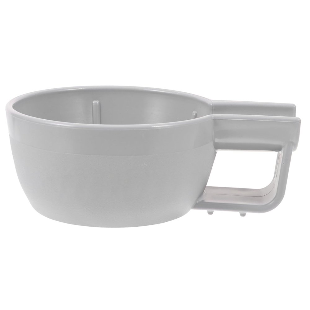 DECHOUS Reusable Small Shaving Bowl for Men Thickened PP Plastic Shave Soap Container with Stable Base Smooth Edges Large Deep Design for Generation and Comfortable Handheld Use