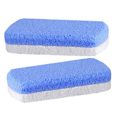 Beaupretty 2Pcs Foot Callus Removers Handheld Pedicure Files Dual Color Foot Scrubbers for Dead Skin Removal Suitable for Men Women and Elderly