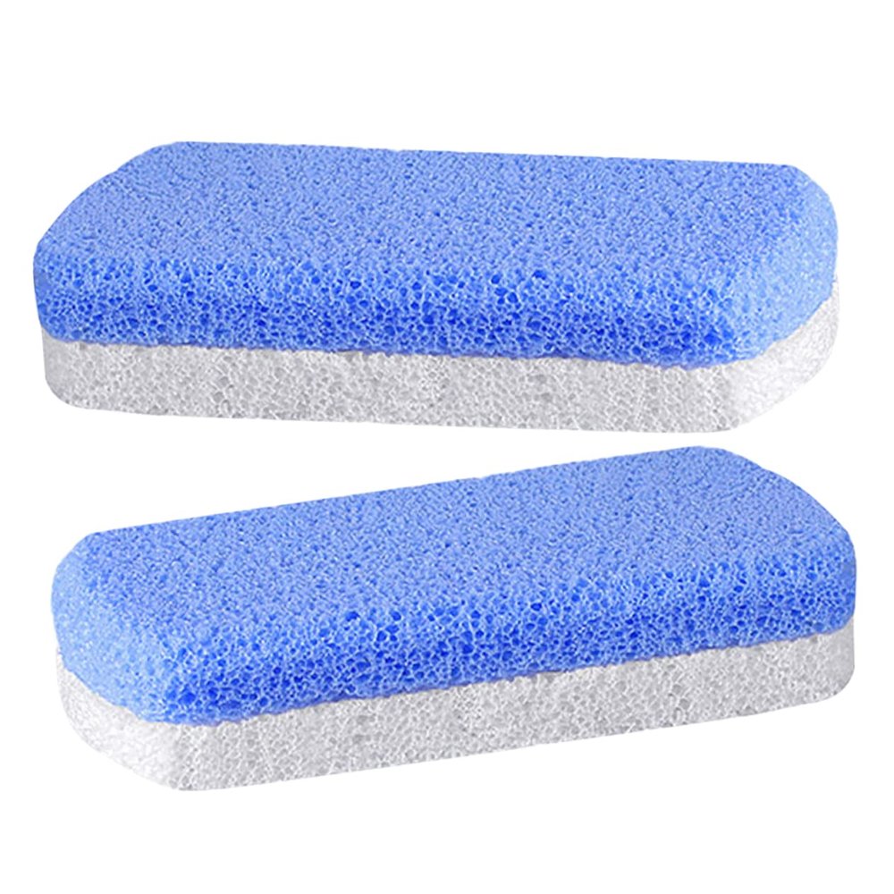 Beaupretty 2Pcs Foot Callus Removers Handheld Pedicure Files Dual Color Foot Scrubbers for Dead Skin Removal Suitable for Men Women and Elderly
