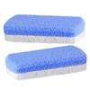 Beaupretty 2Pcs Foot Callus Removers Handheld Pedicure Files Dual Color Foot Scrubbers for Dead Skin Removal Suitable for Men Women and Elderly view 1