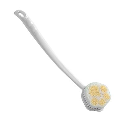 Baluue Long Handle Shower Body Brush Plastic Back Scrubber with Hanging for Easy Storage Exfoliating Bath Brush Removes Dirt Promotes Circulation Suitable for Men and Women