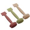Beaupretty 3Pcs Dual Ended Silicone Face Mask Applicators for Women Soft Mud Mask Spatula Spreader Comfortable Grip Beauty Tool in Matcha Milk Tea Leather Colors view 1