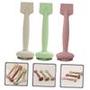Beaupretty 3Pcs Dual Ended Silicone Face Mask Applicators for Women Soft Mud Mask Spatula Spreader Comfortable Grip Beauty Tool in Matcha Milk Tea Leather Colors view 2