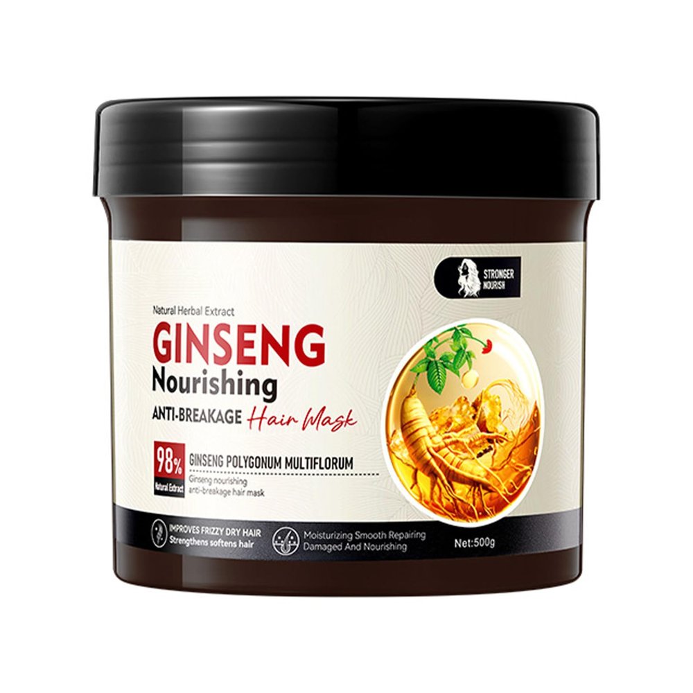 Aislor Nourishing Ginseng Hair Treatment Mask Restores Dry Damaged Hair with Hydrating Formula for Silky Smooth Voluminous and Lustrous Hair