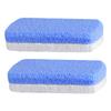 Ipetboom 2Pcs Foot Callus Removers Foot File Tools Ergonomic Pedicure Supplies for Dead Skin Removal Blue White view 1