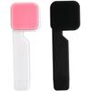NOLITOY 2Pcs Double Sided Manual Facial Cleansing Brush for Deep Cleansing Gentle Exfoliation Soft Silicone Face Wash Brush with Ergonomic Grip Blackhead Removal Lightweight Travel view 1