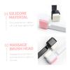 NOLITOY 2Pcs Double Sided Manual Facial Cleansing Brush for Deep Cleansing Gentle Exfoliation Soft Silicone Face Wash Brush with Ergonomic Grip Blackhead Removal Lightweight Travel view 4