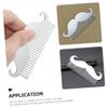 Beaupretty Stainless Steel Beard Comb and Hair Styling Tool with Rounded Tips Multipurpose Grooming Comb for Men Including Bottle Opener Scratch Design for Mustache and Hair Care view 2